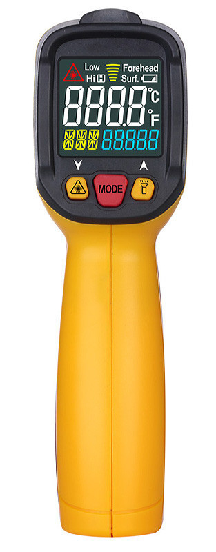 Пирометр PeakMeter PM6530C (IR :-50...+800°C; Термопара: -40...+1000 °C) DS:12:1; EMS:0,1-1,00 - фото 6 - id-p831923379