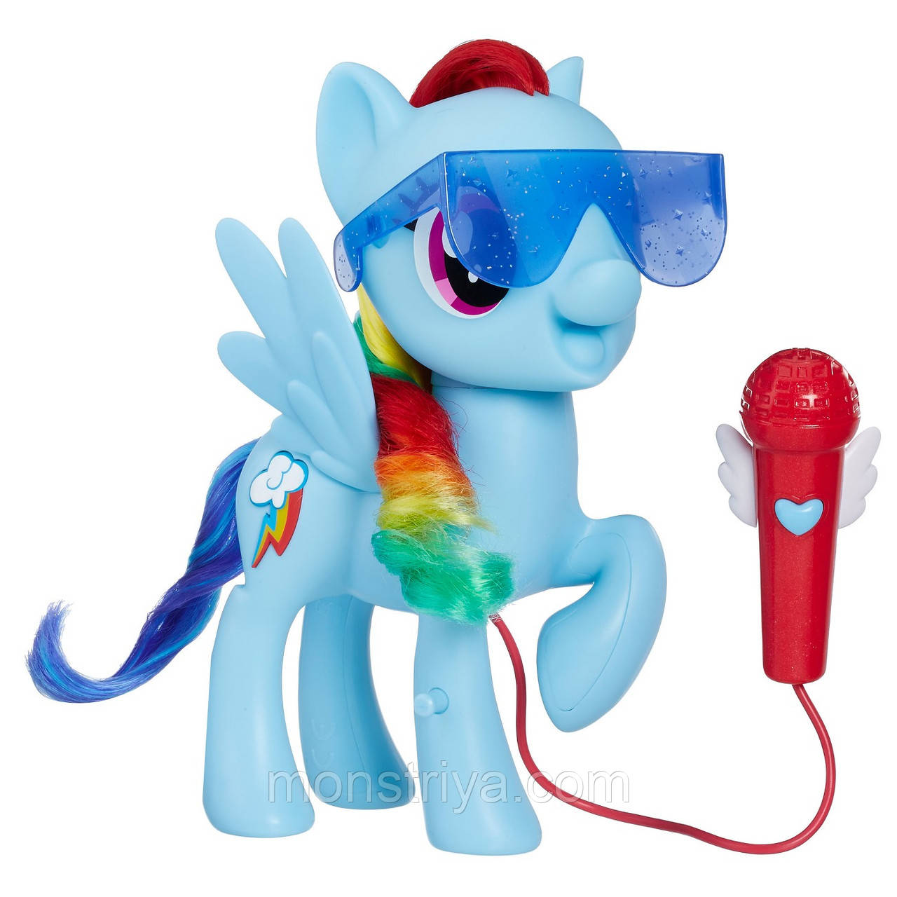 Веселка Рейнбоу Деш, що співає поні My Little Pony