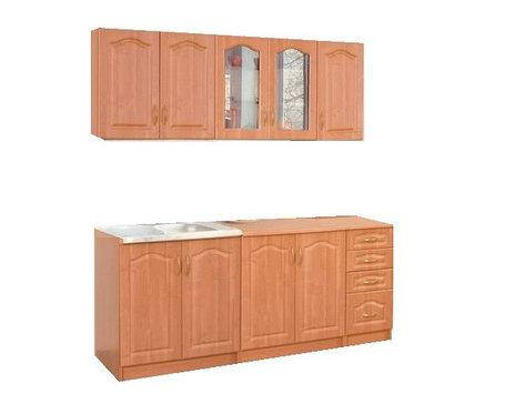 Купить Кухня «Оля» базовая ольха, яблоня Мир Мебели 2 м 2.0 м (глянец ...