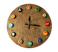 Дерев'яний настінний годинник Caps Watch, фото 4