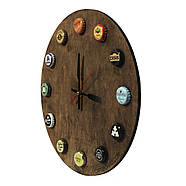 Дерев'яний настінний годинник Caps Watch, фото 6