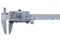 Штангенциркуль электронный KM-DSKW-300 (0-300/0,01 мм) с бегунком, IP67, металлический корпус