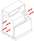 Комірки для охолодження палліт із молочною продукцією, фото 2
