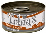 C1018915 Tobias Консерви для собак з тунцем і яловичиною, 170 гр