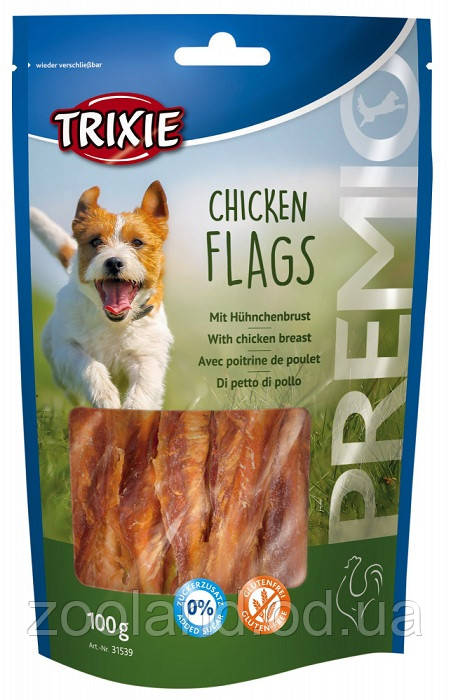 315881 Trixie Premio Chicken Flags палички з куркою, 14 см/5 шт.