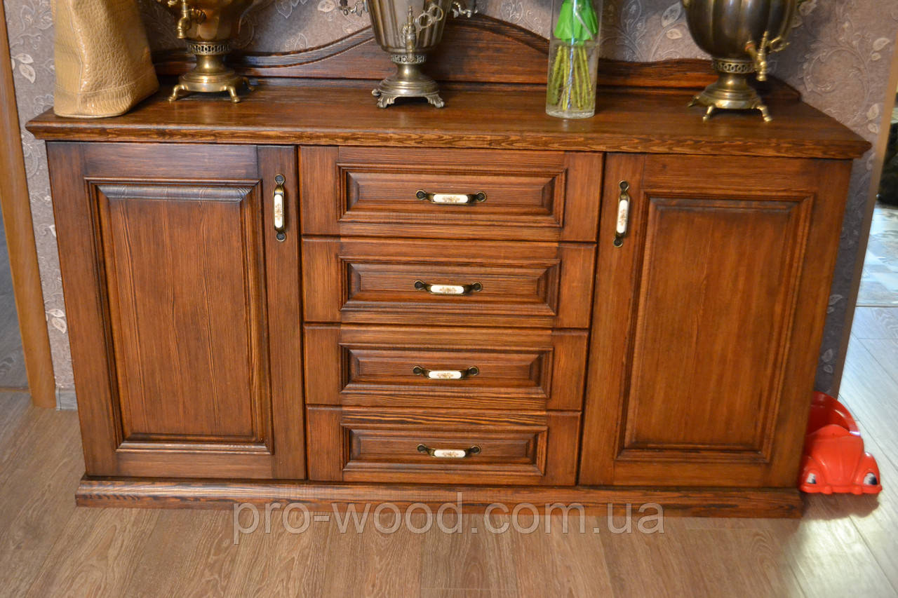 Комод класичний із висувними шухлядками та дверцятами, фото 1