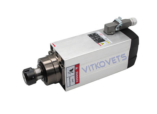 Шпиндель GDZ120X103-6, 6 kw, 12.6А, ER32 з повітряним охолодженням, 4 керамічні підшипники, фото 1