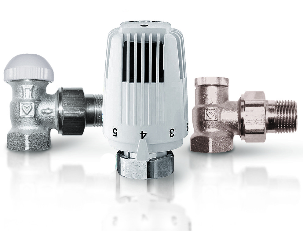Термостатичний комплект HERZ Classic TS-90 кутовий 1/2" (V772401)