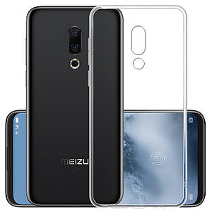 Ультратонкий чохол для Meizu 16X прозорий
