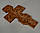 Різьблений православний хрест з дерева "Розп'яття" 160х300х18 мм, фото 2
