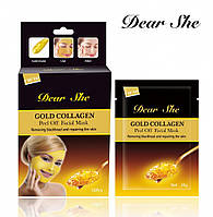 Маска для лица Dear She Gold Collagen 0828 (30-6)