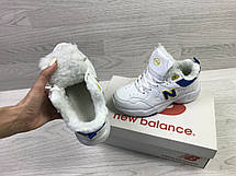 Зимові жіночі кросівки New Balance 608,білі з синім, фото 2