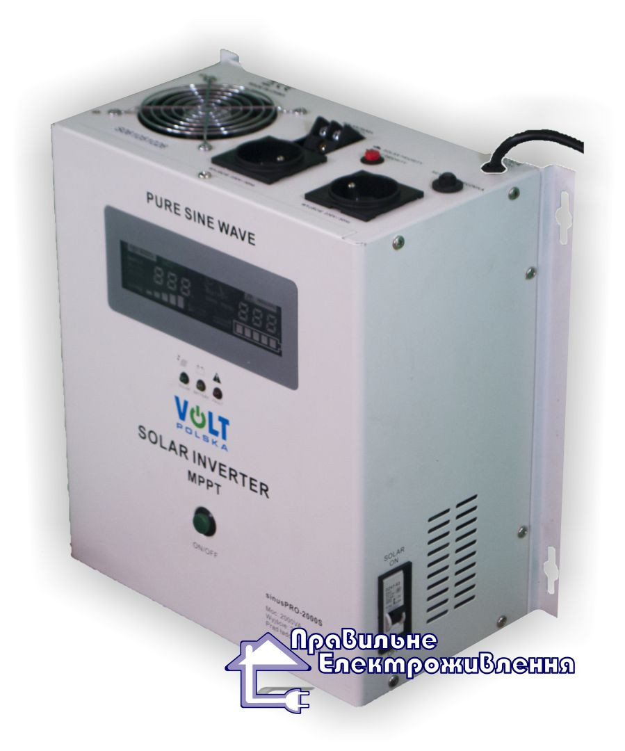 Інвертор + Контролер заряду SOLAR INVERTER MPPT 2000VA