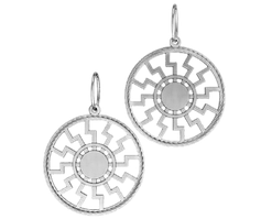 Підвіска - срібний кулон Чорне сонце