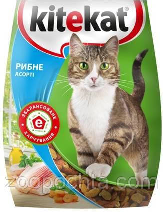 Сухий корм Kitekat Рибне асорті для дорослих кішок 12КГ, фото 1