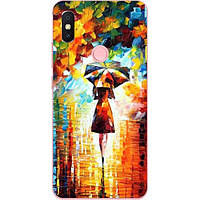 Силіконовий бампер для Huawei P20 Lite з малюнком Прогулянка під парасолькою