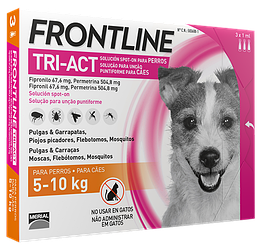 Крап. Merial Frontline Tri-Act Меріал Фронтлайн Три-Акт для собак від комарів і кліщів 5-10кг