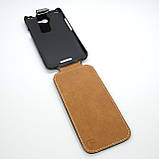 Чехол Covert Leather Flip HTC One X black, фото 4