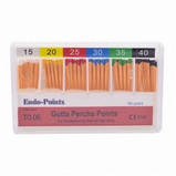 Гутаперчеві штифти SANI конус 06 №15-40 асорті, фото 4