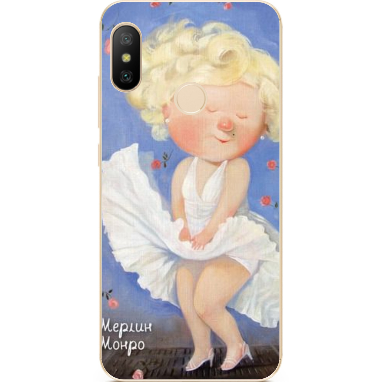 Силіконовий чохол для Huawei P20 Lite з малюнком Монро від Гапчинської