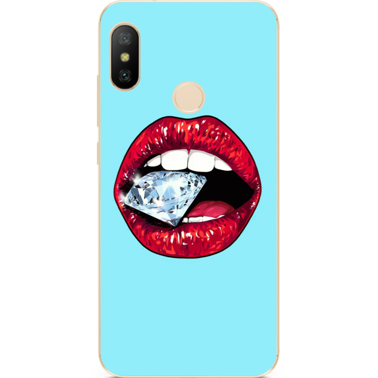 Чохол силіконовий для Huawei P Smart 2019 з малюнком Алмаз