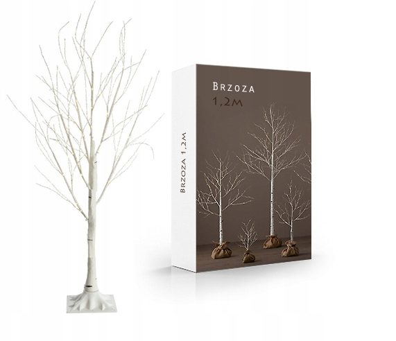 Новорічне декоративне дерево-гірлянда "Береза" 180 см 96 Led IP 44