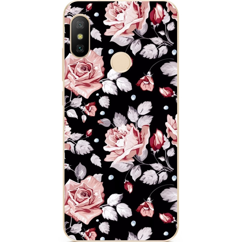 Чохол силіконовий для Huawei P20 Lite з малюнком Троянди