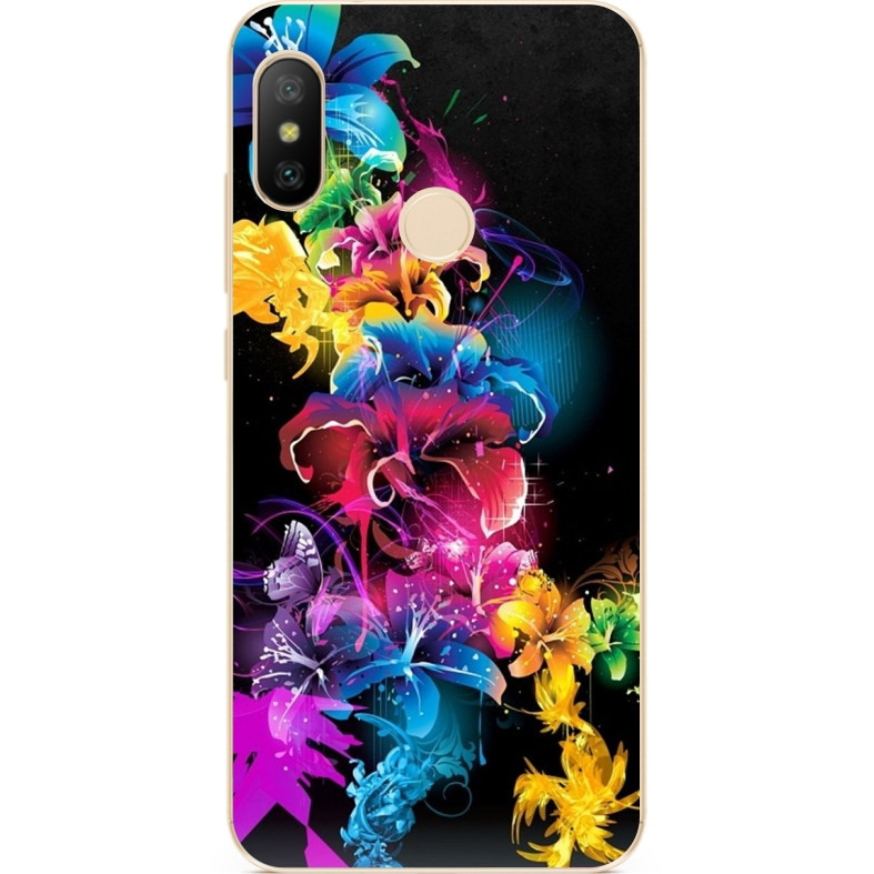 Чохол силіконовий для Huawei P Smart Plus з малюнком Лілії