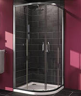 Душовий куточок Huppe X1 R500 напівкруглий + піддон Verano 90x90