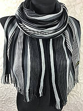 Чоловічий шерстяний шарф "Смужка" (7)