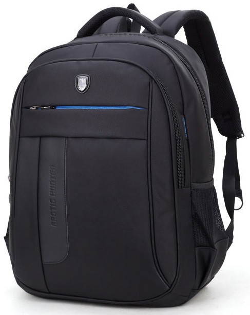 Класичний вологозахищений рюкзак для ноутбука 15,6" Arctic Hunter 1500195, з отвором для навушників, 22л