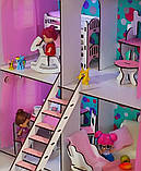 Крашений ляльковий Будиночок для LOL LITTLE FUN maxi з шпалерами, меблями та текстилем, фото 4