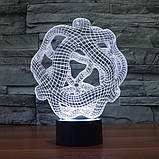 3D світильник 3D Lamp Абстракція (LP-1174), фото 3