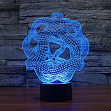 3D світильник 3D Lamp Абстракція (LP-1174), фото 4