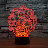 3D світильник 3D Lamp Абстракція (LP-1174), фото 8