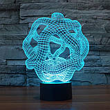3D світильник 3D Lamp Абстракція (LP-1174), фото 9
