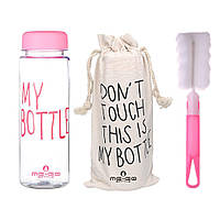 Пляшка для води ME-GO My Bottle рожева (WB-686)