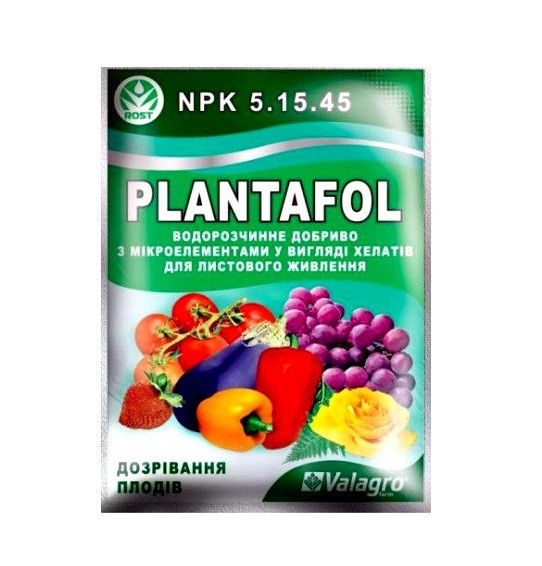 Мінеральне добриво Плантафол 5+15+45 100 г Plantffol Valagro