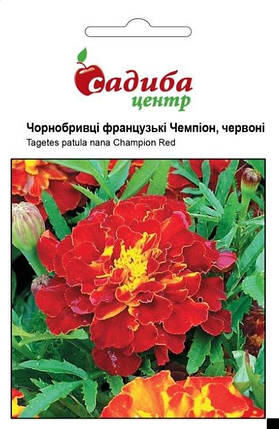 Насіння чорнобривців Чемпіон червоні 0,2 г, Нім Zaden, фото 1