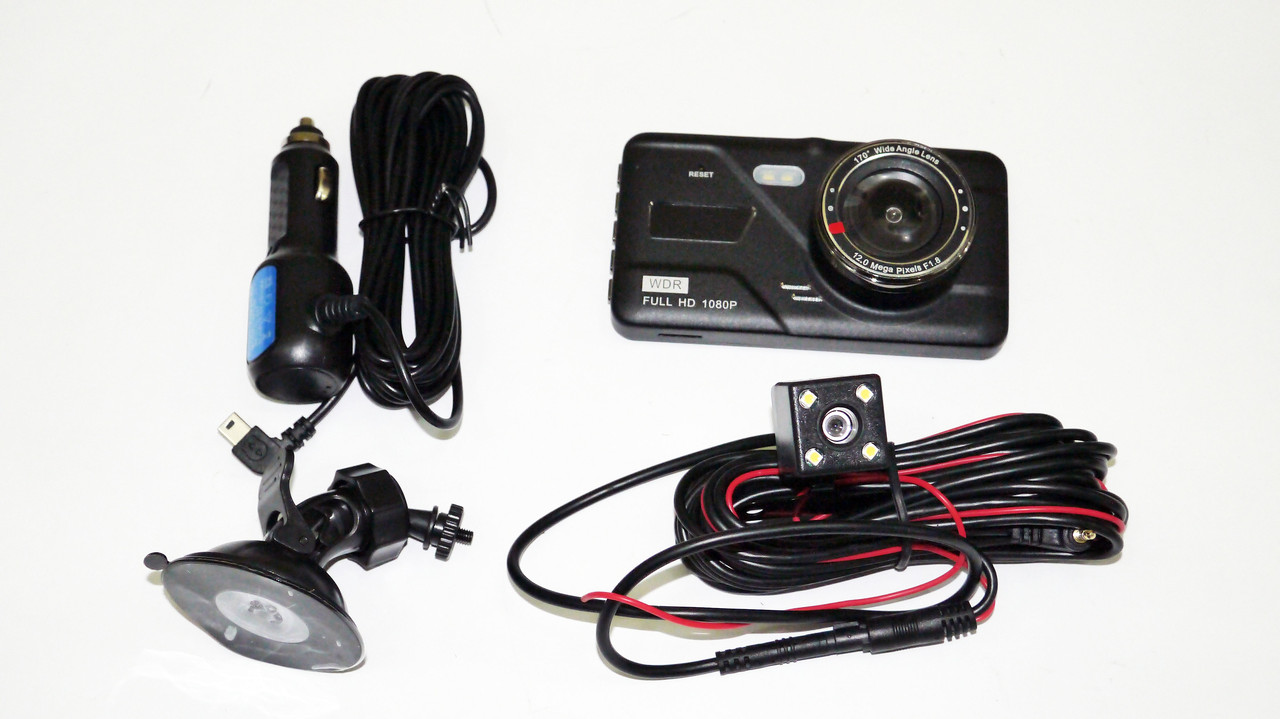 DVR H528 4" Full HD з виносною камерою заднього виду