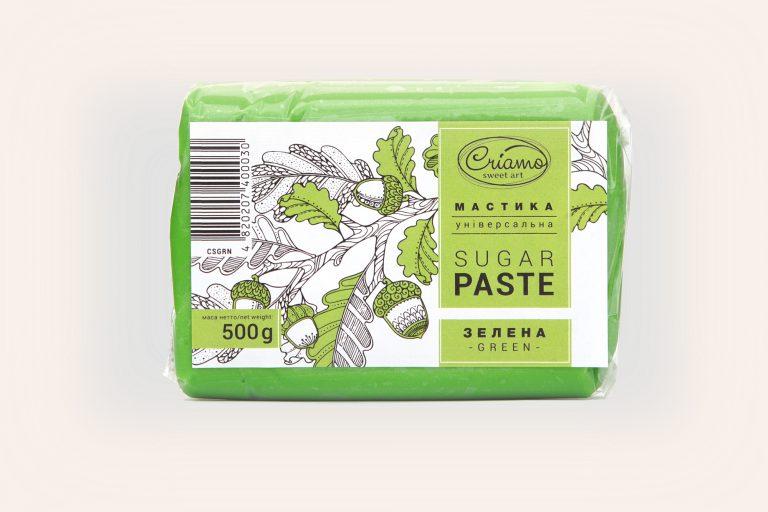 Мастика зелена універсальна Criamo 500г, фото 1