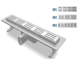 Трап лінійний — душовий канал неіржавка сталь 70х600 5203 Nova (Туреччина)