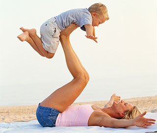 Весела зарядка з дитиною