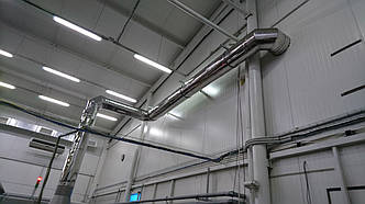 Проектування та виготовлення вентиляційних систем з нержавіючої сталі для промисловості від виробника