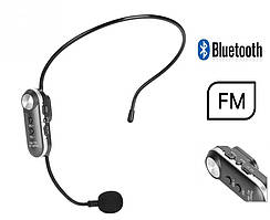 Бездротовий мікрофон на голову K380 — гарнітура FM (89.3MHz) + Bluetooth