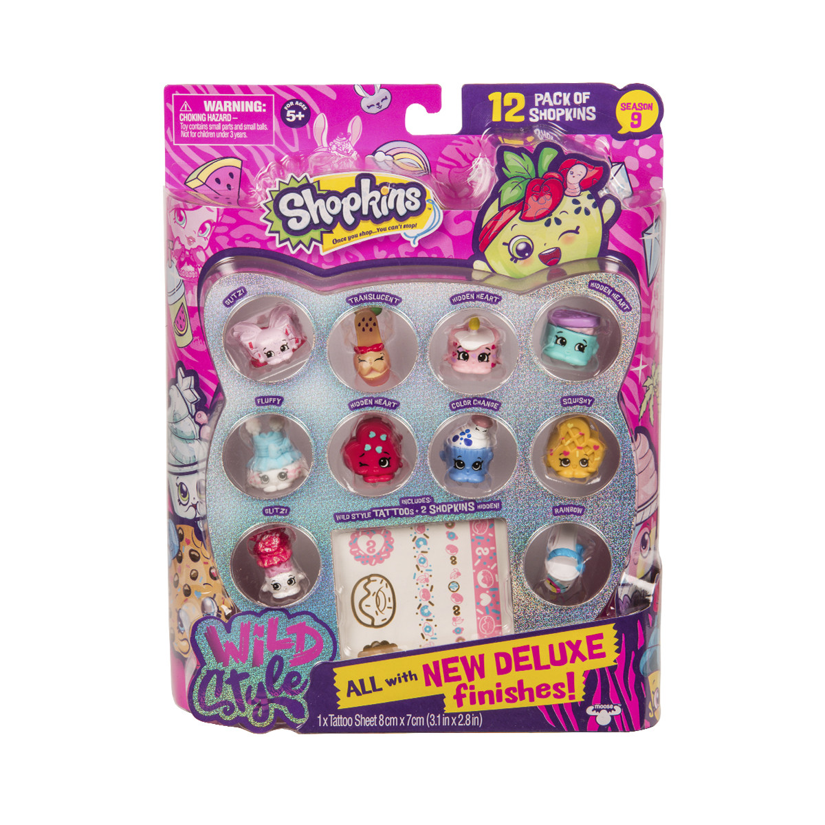 Набор фигурок SHOPKINS S9 серии "Wild style" 12 ДРУЗЕЙ ШОПКИНС Shopkins ...
