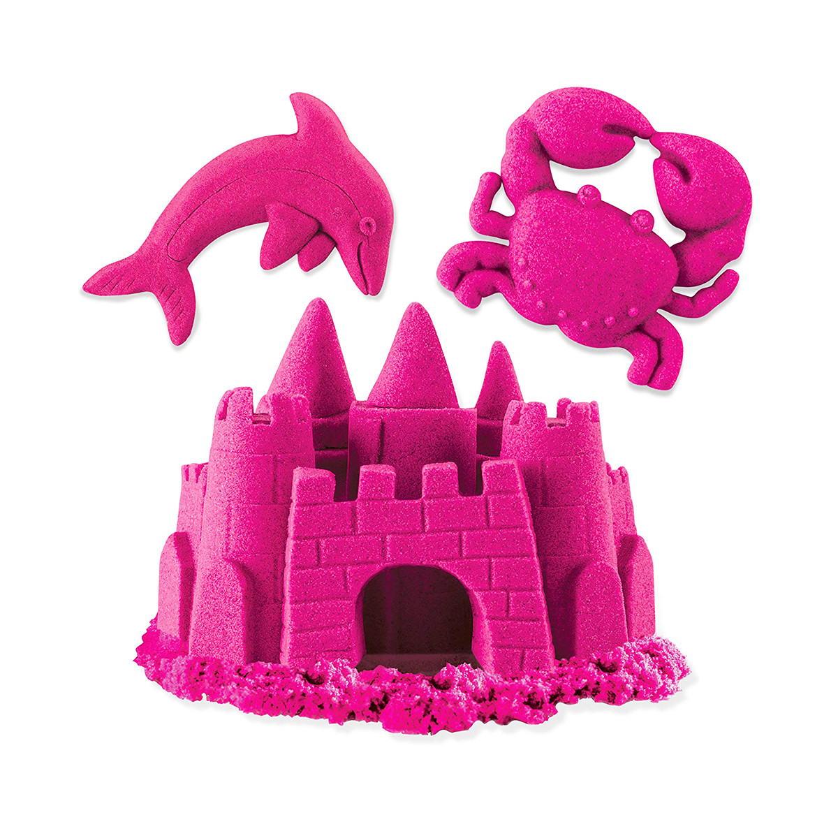 Песок для детского творчества KINETIC SAND NEON Kinetic Sand Кинетик Сенд 71423Pn (розовый, 227г) - фото 2 - id-p832897610