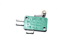 Микропереключатель для микроволновки универсальный KW1-103 (планка нажатия верхней клавиши с роликом L=14mm)