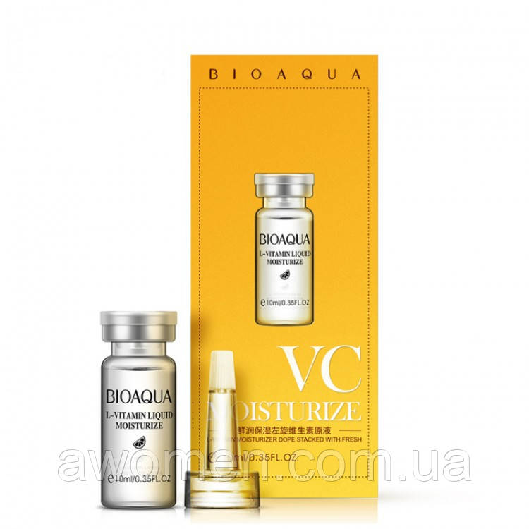 Вибілювальна антивікова сироватка Bioaqua VC Moisturize 10 ml