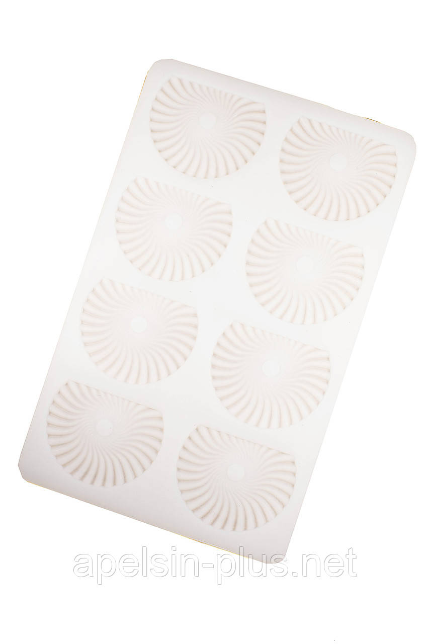 Молд для декору із шоколаду та ізомальта Астра 8 фігур 6,0 см 4,5 см, фото 1